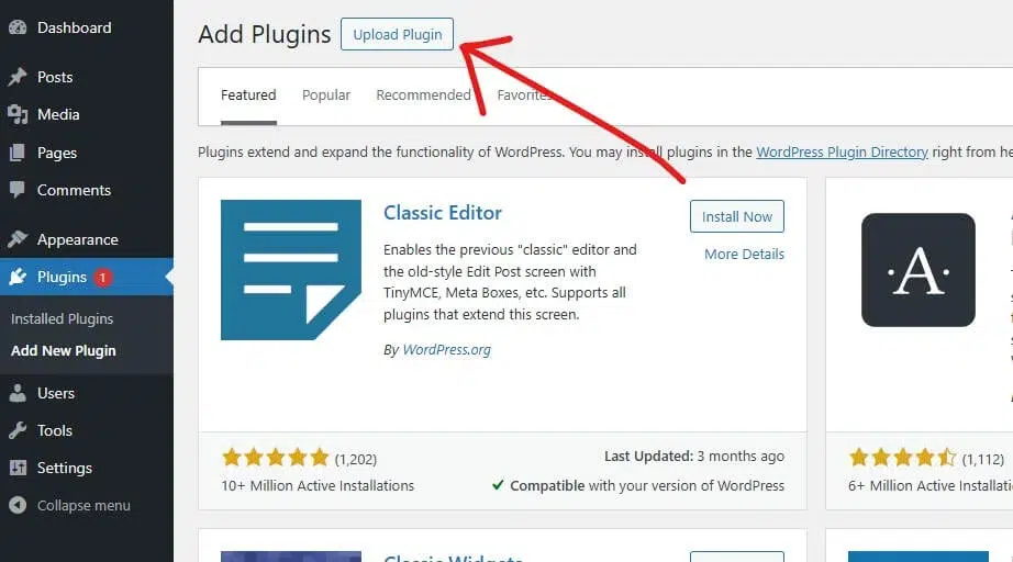 Upload-Plugin