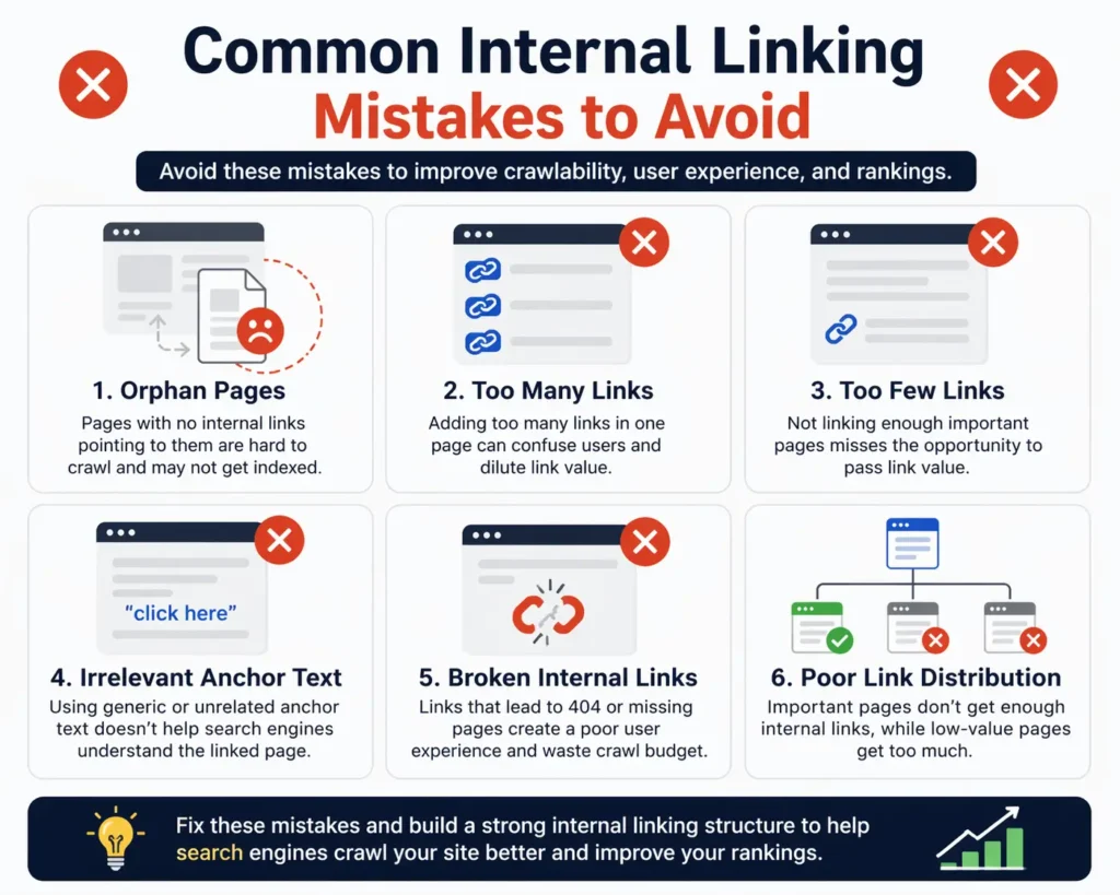 Common Internal Linking Mistakes to Avoid