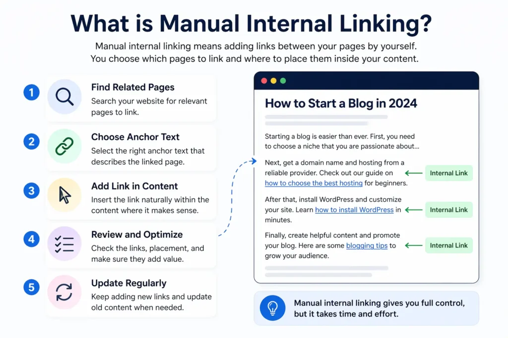 What is manual Link Building